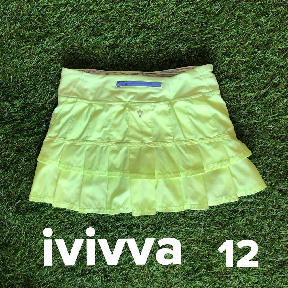 Ivivva by lululemon Pace Skirt in Yellow, 12